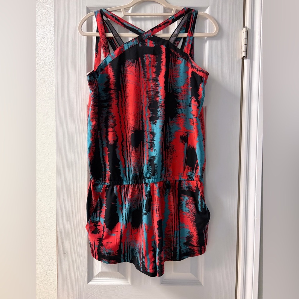 Fabletics Liza Heat Wave Romper Size Medium NWOT